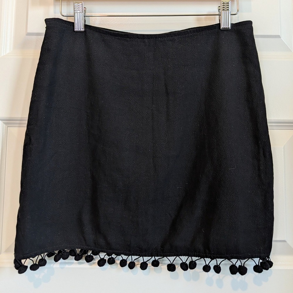 Umgee Embroidered Butterfly Mini Skirt - Picture 2 of 7